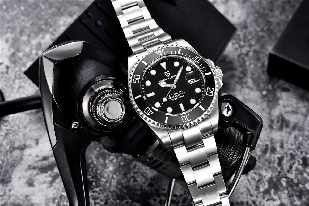 パガ-ニデザイン PD-1639 メンズ腕時計 日本製 SEIKO NH35自動巻きムーブメント サブマリーナー PAGANI DESIGN PD-1639