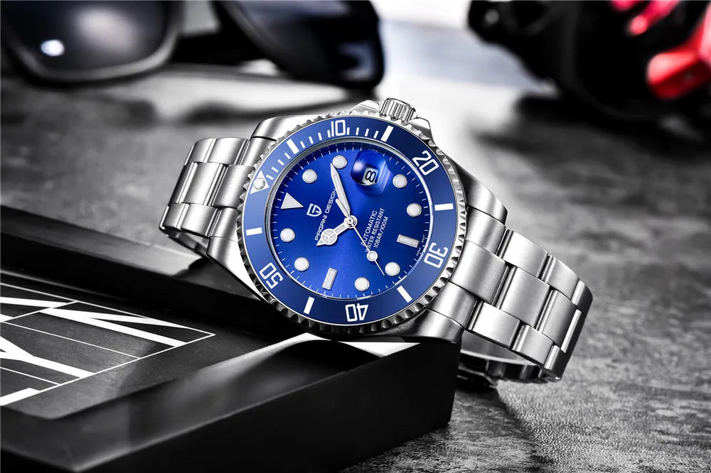 パガ-ニデザイン PD-1639 メンズ腕時計 日本製 SEIKO NH35自動巻きムーブメント サブマリーナー PAGANI DESIGN PD-1639