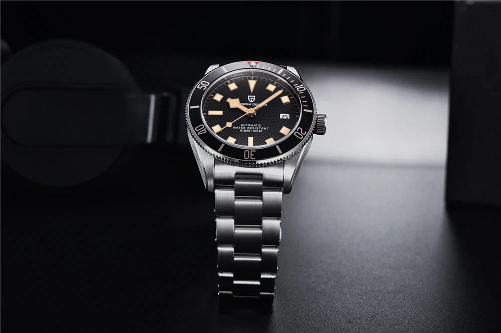 パガ-ニデザイン PD-1671 メンズ腕時計 日本製 SEIKO NH35自動巻きムーブメント ブラックベイ PAGANI DESIGN PD-1671