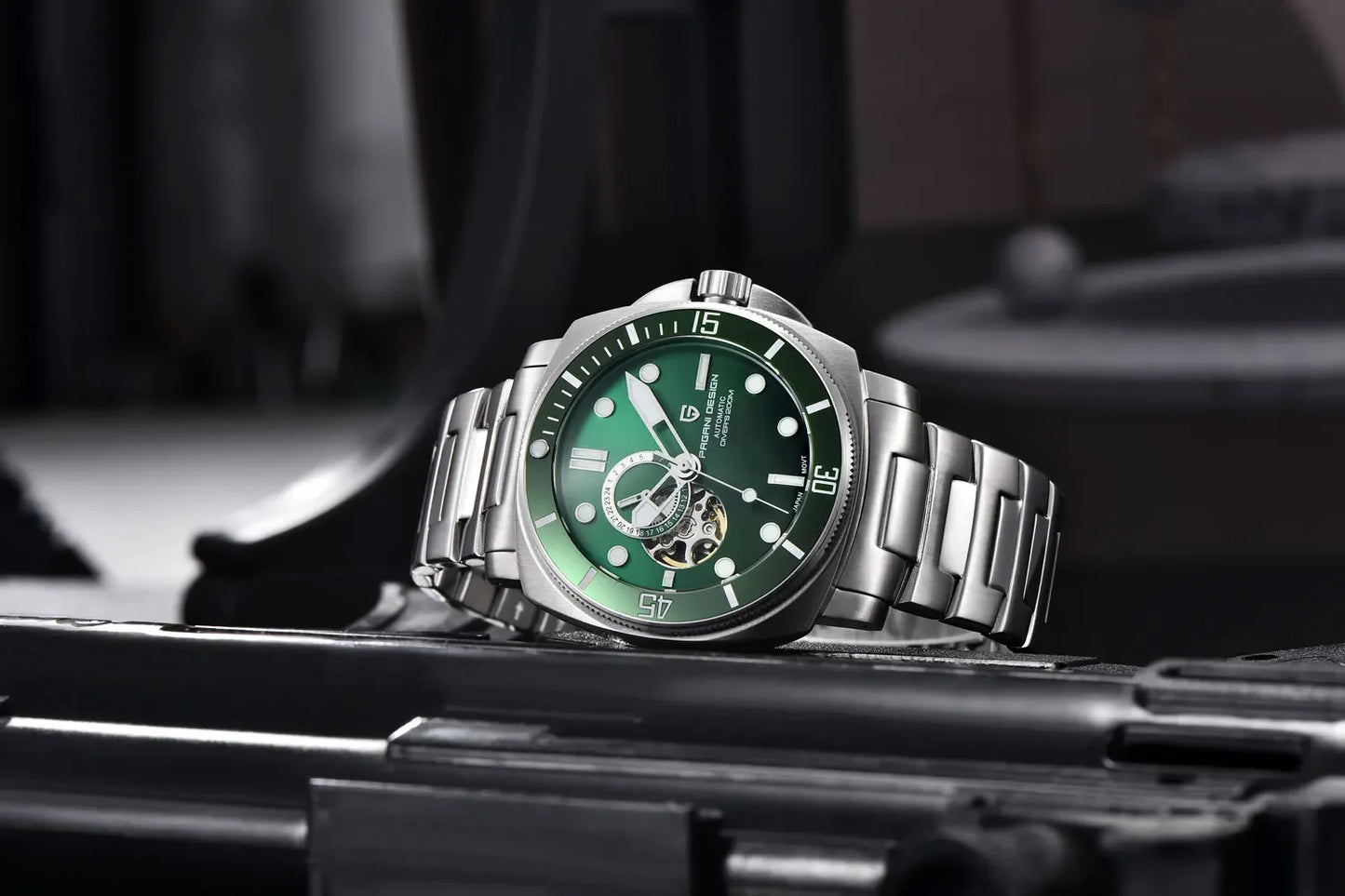 パガ-ニデザイン PD-1736 メンズ腕時計 日本製 SEIKO NH35自動巻きムーブメント ミリタリー PAGANI DESIGN PD-1736