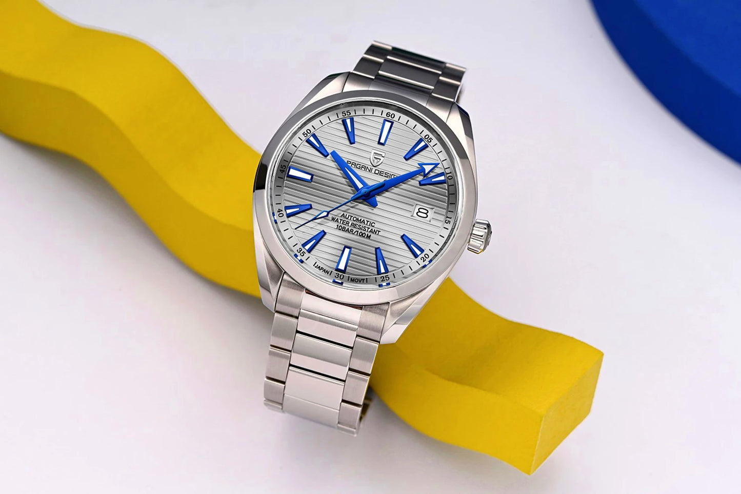 パガ-ニデザイン PD-1688 メンズ腕時計 日本製 SEIKO NH35自動巻きムーブメント アクアテラ PAGANI DESIGN PD-1688