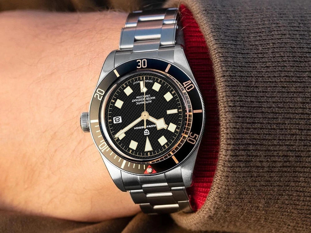 パガ-ニデザイン PD-1671 メンズ腕時計 日本製 SEIKO NH35自動巻きムーブメント ブラックベイ PAGANI DESIGN PD-1671