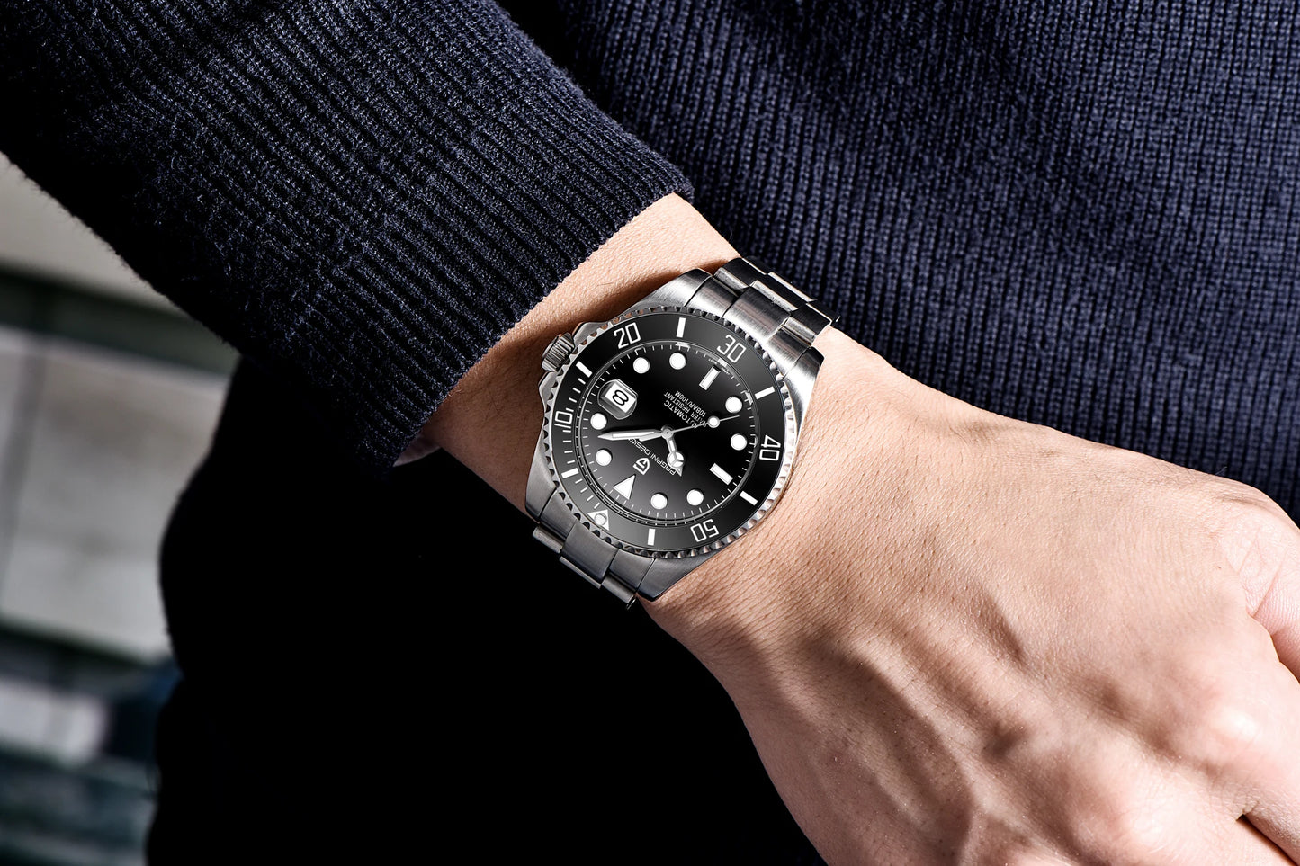 パガ-ニデザイン PD-1639 メンズ腕時計 日本製 SEIKO NH35自動巻きムーブメント サブマリーナー PAGANI DESIGN PD-1639