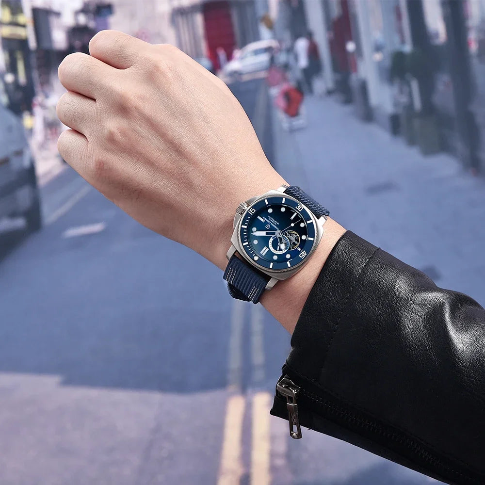 パガ-ニデザイン PD-1736 メンズ腕時計 日本製 SEIKO NH35自動巻きムーブメント ミリタリー PAGANI DESIGN PD-1736