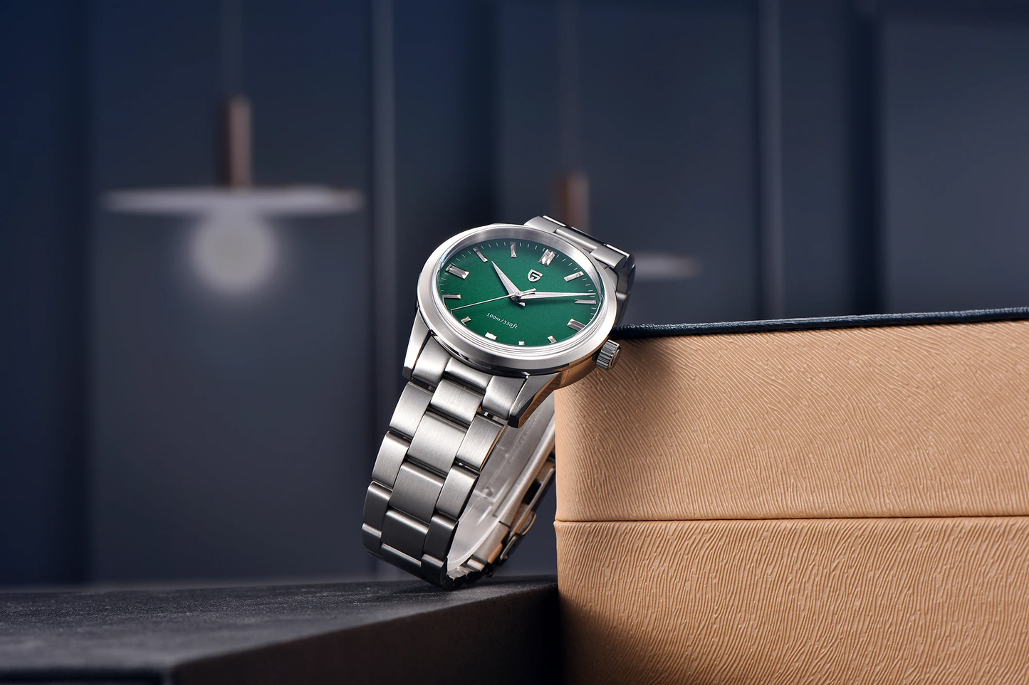 パガ-ニデザイン メンズ腕時計 SEIKO 日本製 ムーブメント VH31 ダイバーズ クォーツ ケース 付き 防水 ビジネス 仕事用 ドレスウォッチ ステンレススチール ベルト サファイアガラス PAGANI DESIGN PD-1731