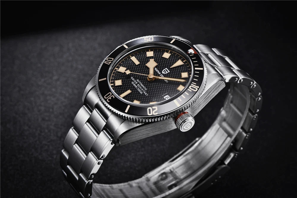パガ-ニデザイン PD-1671 メンズ腕時計 日本製 SEIKO NH35自動巻きムーブメント ブラックベイ PAGANI DESIGN PD-1671