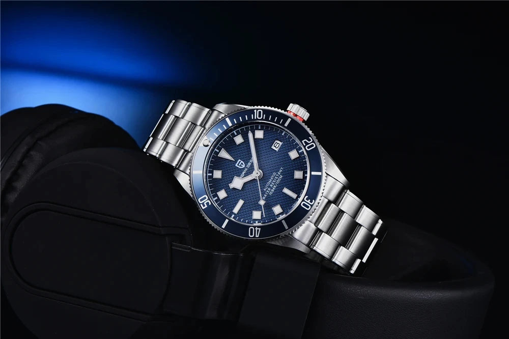 パガ-ニデザイン PD-1671 メンズ腕時計 日本製 SEIKO NH35自動巻きムーブメント ブラックベイ PAGANI DESIGN PD-1671