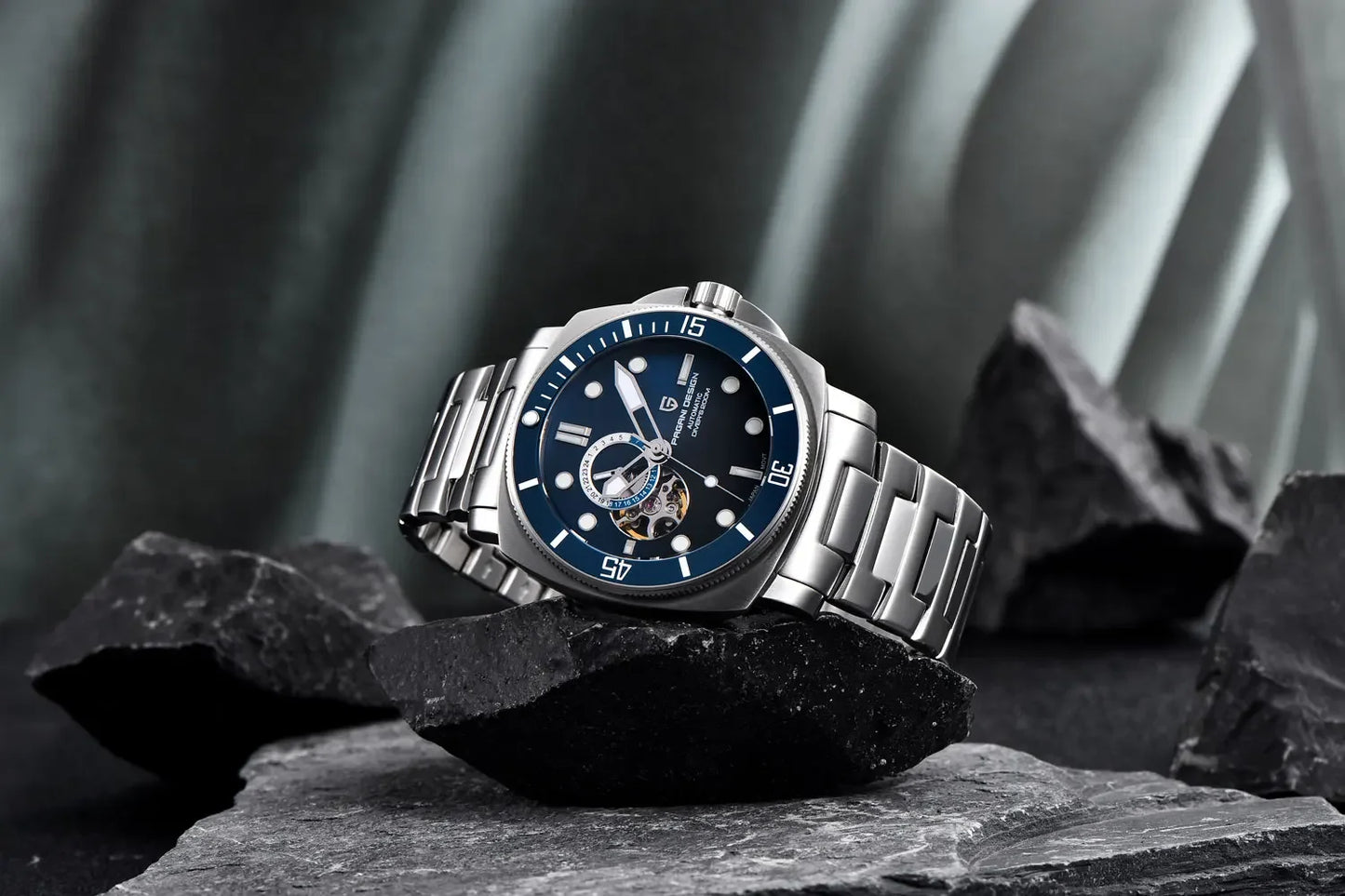 パガ-ニデザイン PD-1736 メンズ腕時計 日本製 SEIKO NH35自動巻きムーブメント ミリタリー PAGANI DESIGN PD-1736