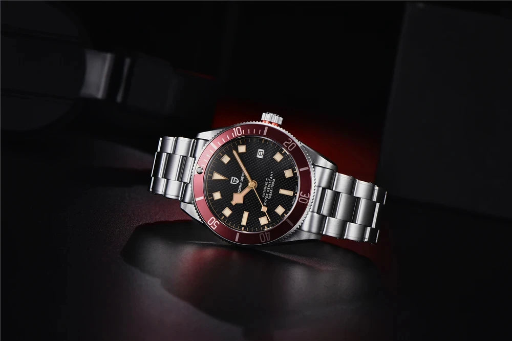 パガ-ニデザイン PD-1671 メンズ腕時計 日本製 SEIKO NH35自動巻きムーブメント ブラックベイ PAGANI DESIGN PD-1671