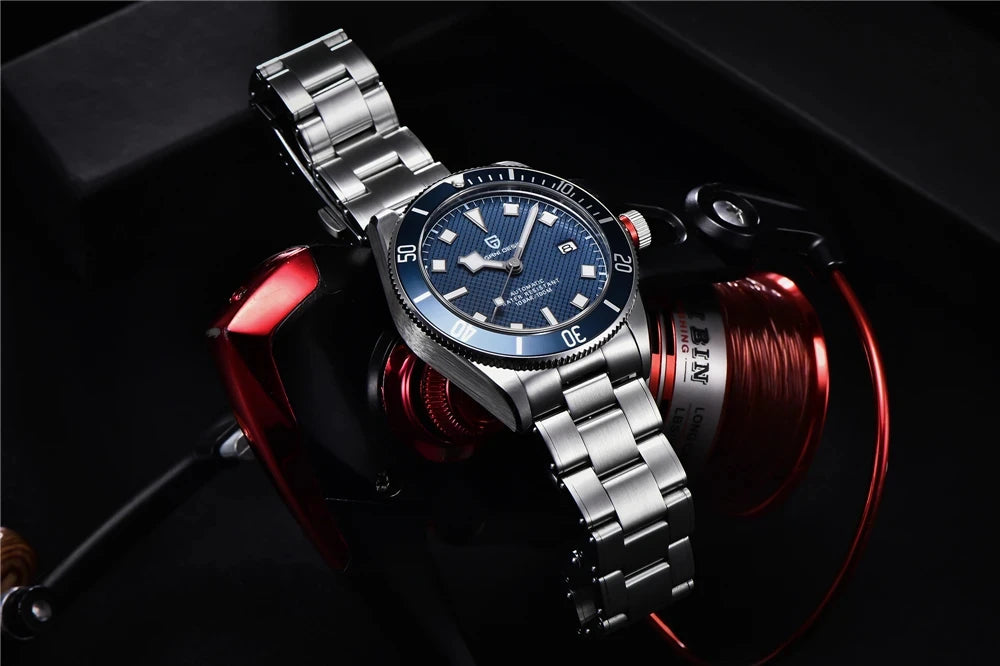 パガ-ニデザイン PD-1671 メンズ腕時計 日本製 SEIKO NH35自動巻きムーブメント ブラックベイ PAGANI DESIGN PD-1671