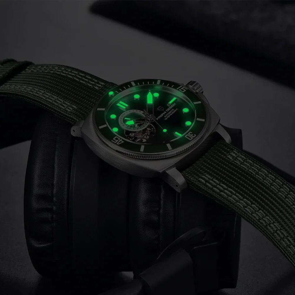 パガ-ニデザイン PD-1736 メンズ腕時計 日本製 SEIKO NH35自動巻きムーブメント ミリタリー PAGANI DESIGN PD-1736
