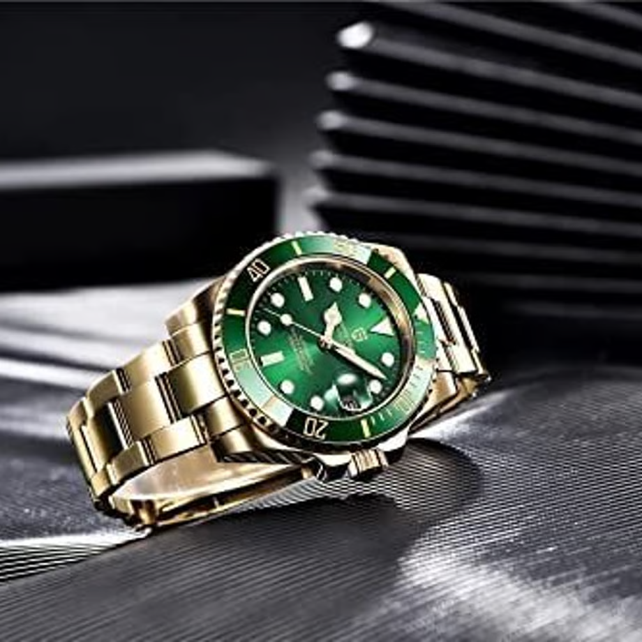 パガ-ニデザイン メンズ腕時計 日本製 SEIKO NH35 ムーブメント サブマリーナー ダイバーズ 自動巻き 機械式 ケース 付き 防水 セラミックベゼル ビジネス 仕事用 ドレスウォッチ ステンレススチール ベルト サファイアガラス PAGANI DESIGN PD-1661