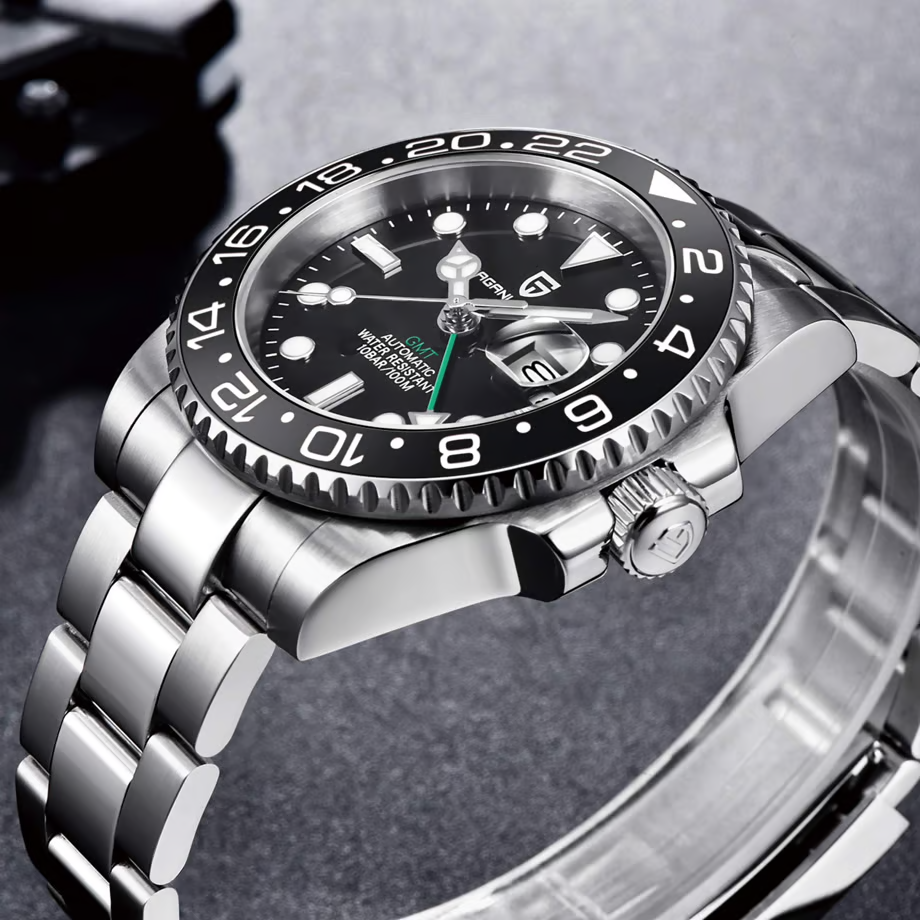 パガ-ニデザイン PD-1662 メンズ腕時計 GMT針 自動巻きムーブメント  GMTマスター PAGANI DESIGN