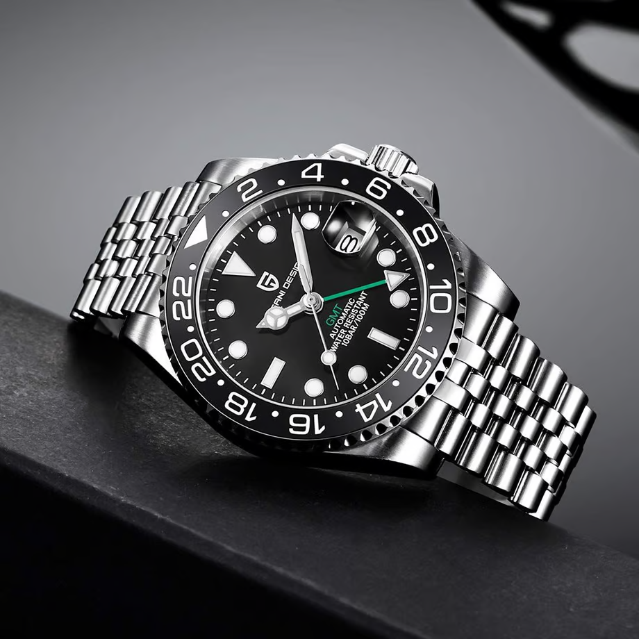 パガ-ニデザイン PD-1662 メンズ腕時計 GMT針 自動巻きムーブメント  GMTマスター PAGANI DESIGN