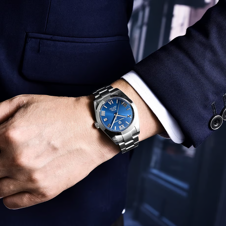 パガ-ニデザイン メンズ腕時計 日本製 SEIKO 自動巻き ムーブメント オイスターパーペチュアル ケース 付き 防水 セラミック ベゼル ビジネス 仕事用 ドレスウォッチ ステンレススチール ベルト サファイアガラス 結婚式 パーティー 成人式 記念日 プレゼント PAGANI DESIGN PD-1691