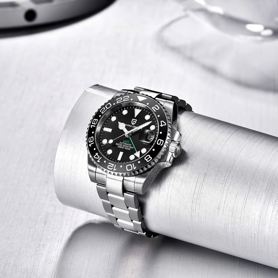 パガ-ニデザイン PD-1662 メンズ腕時計 GMT針 自動巻きムーブメント  GMTマスター PAGANI DESIGN