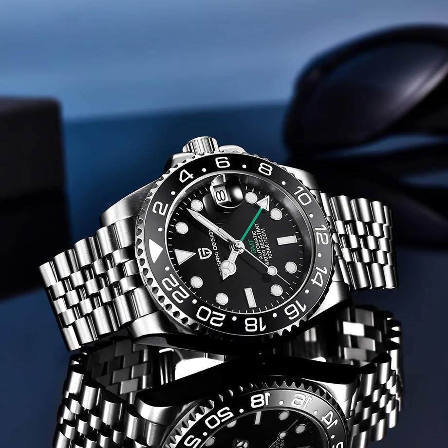 パガ-ニデザイン PD-1662 メンズ腕時計 GMT針 自動巻きムーブメント  GMTマスター PAGANI DESIGN