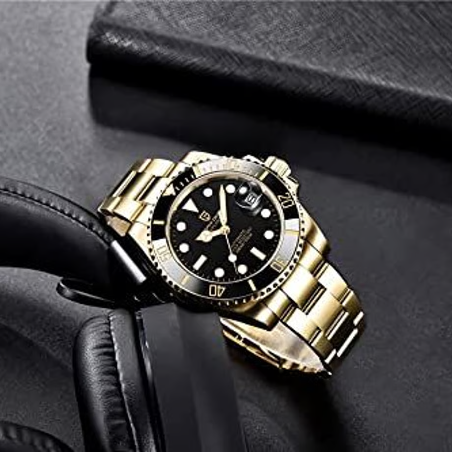 パガ-ニデザイン メンズ腕時計 日本製 SEIKO NH35 ムーブメント サブマリーナー ダイバーズ 自動巻き 機械式 ケース 付き 防水 セラミックベゼル ビジネス 仕事用 ドレスウォッチ ステンレススチール ベルト サファイアガラス PAGANI DESIGN PD-1661