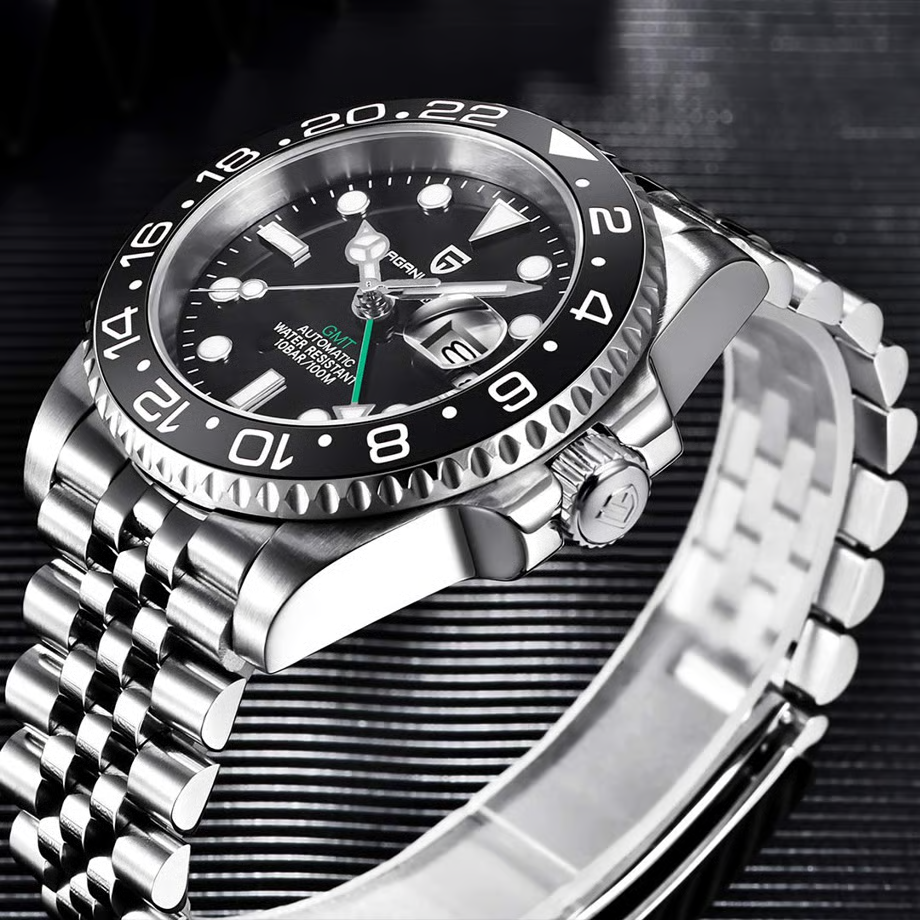 パガ-ニデザイン PD-1662 メンズ腕時計 GMT針 自動巻きムーブメント  GMTマスター PAGANI DESIGN