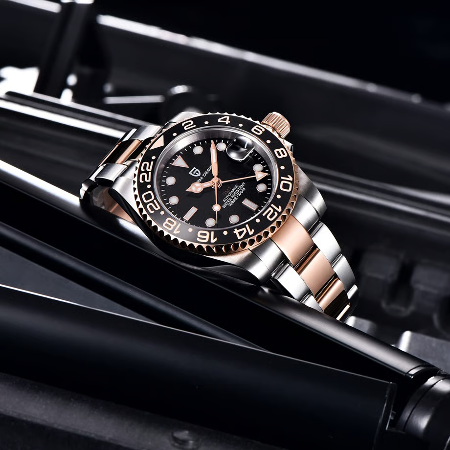 パガ-ニデザイン PD-1662 メンズ腕時計 GMT針 自動巻きムーブメント  GMTマスター PAGANI DESIGN