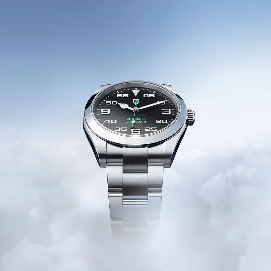 パガ-ニデザイン メンズ腕時計 日本製SEIKO NH35 ムーブメント エアキング 自動巻き 機械式 ケース 付き 防水 ビジネス 仕事用 ドレスウォッチ ステンレススチール ラバー ベルト サファイアガラス 結婚式 パーティー 成人式 記念日 プレゼント PAGANI DESIGN PD-1692