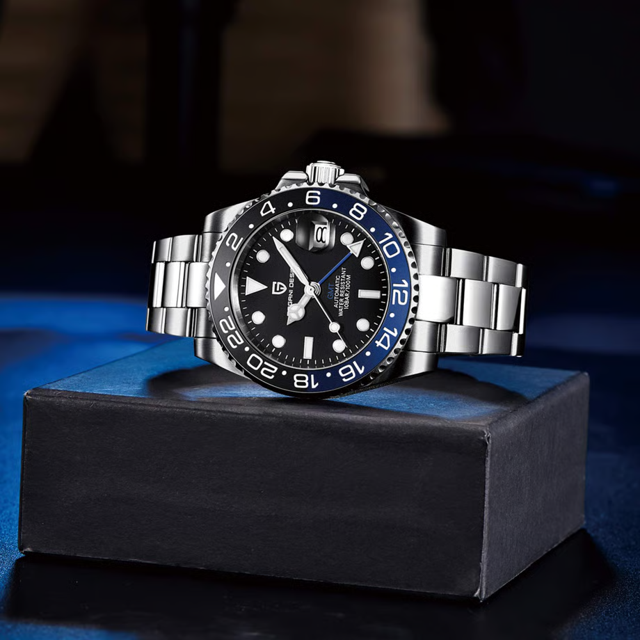 パガ-ニデザイン PD-1662 メンズ腕時計 GMT針 自動巻きムーブメント  GMTマスター PAGANI DESIGN