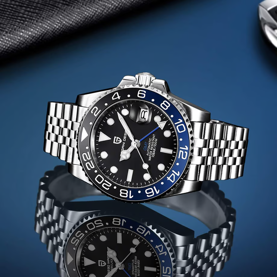 パガ-ニデザイン PD-1662 メンズ腕時計 GMT針 自動巻きムーブメント  GMTマスター PAGANI DESIGN