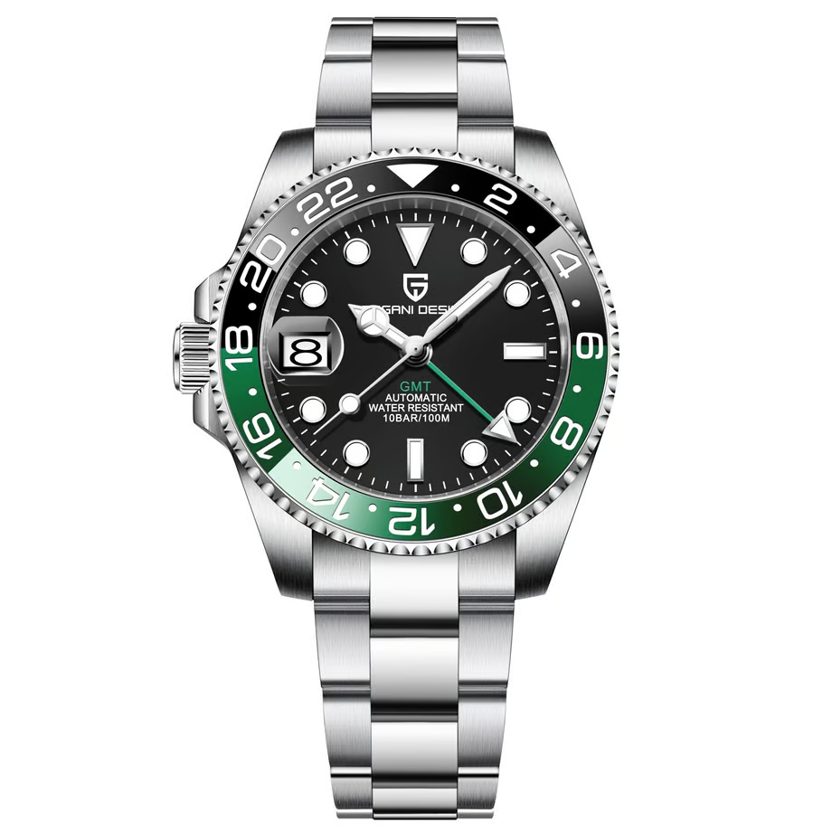 パガ-ニデザイン PD-1662 メンズ腕時計 GMT針 自動巻きムーブメント  GMTマスター PAGANI DESIGN