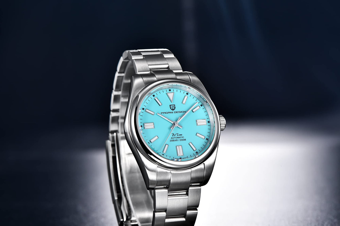 パガ-ニデザイン メンズ腕時計 日本製 SEIKO 自動巻き ムーブメント オイスターパーペチュアル ケース 付き 防水 セラミック ベゼル ビジネス 仕事用 ドレスウォッチ ステンレススチール ベルト サファイアガラス PAGANI DESIGN PD-1690