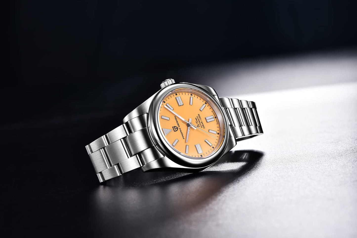 パガ-ニデザイン メンズ腕時計 日本製 SEIKO 自動巻き ムーブメント オイスターパーペチュアル ケース 付き 防水 セラミック ベゼル ビジネス 仕事用 ドレスウォッチ ステンレススチール ベルト サファイアガラス PAGANI DESIGN PD-1690