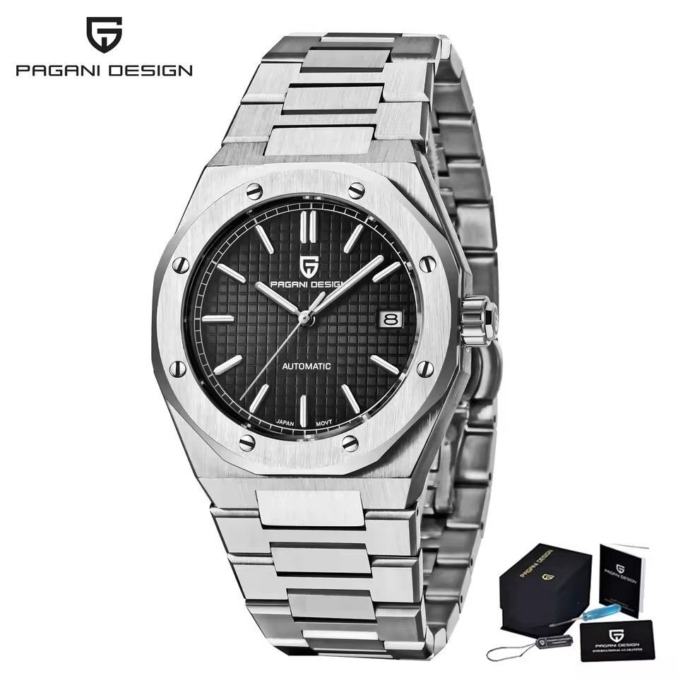パガ-ニデザイン PD-1673 メンズ腕時計 日本製 SEIKO NH35自動巻きムーブメント ロイヤルオーク PAGANI DESIGN PD-1673