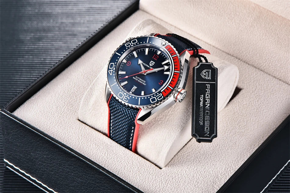 パガ－ニデザイン PD-1679 メンズ腕時計 日本製 SEIKO NH35 自動巻きムーブメント シーマスター PAGANI DESIGN PD-1679