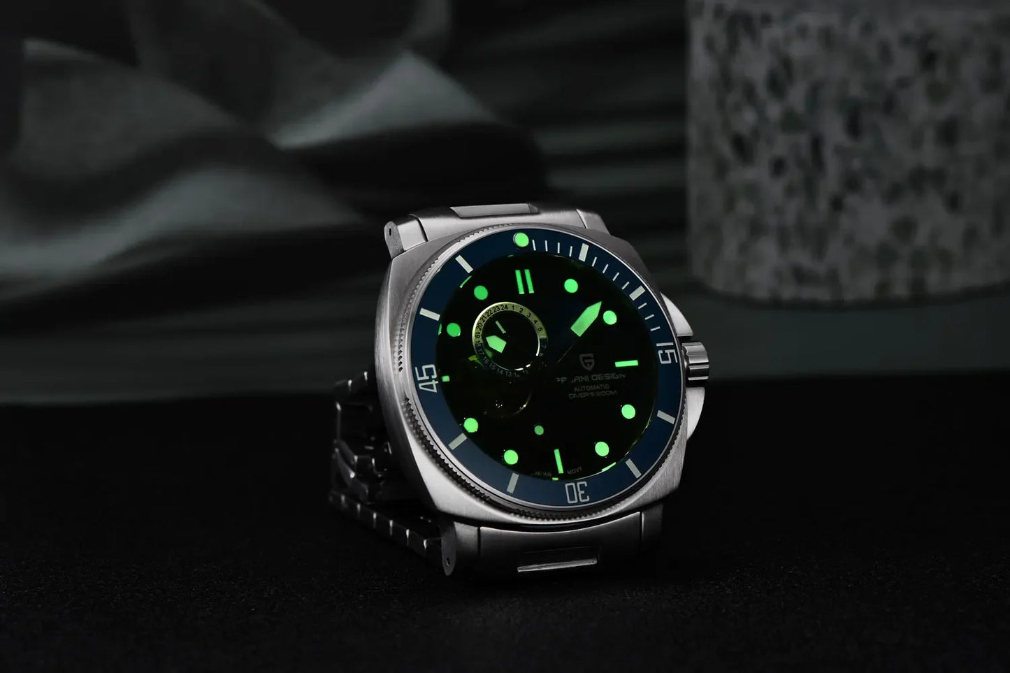 パガ－ニデザイン PD-1736 メンズ腕時計 日本製 SEIKO NH35自動巻きムーブメント ミリタリー PAGANI DESIGN PD-1736