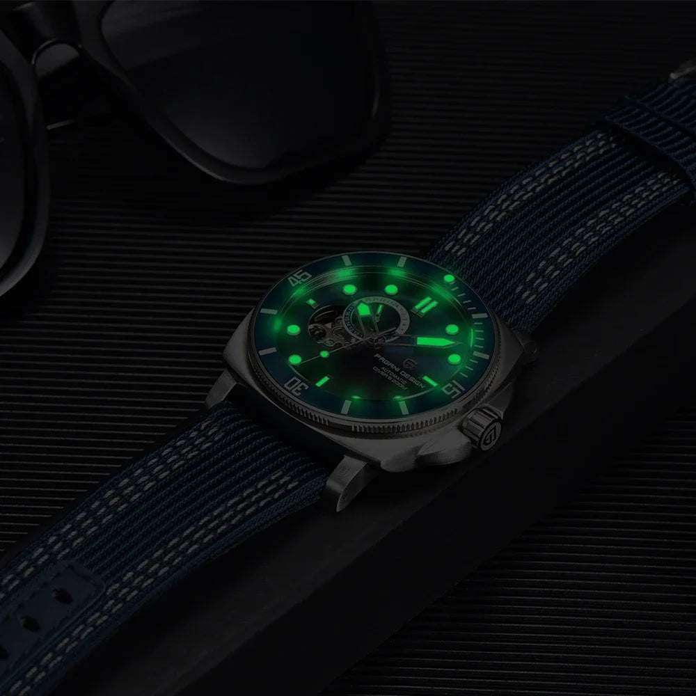 パガ－ニデザイン PD-1736 メンズ腕時計 日本製 SEIKO NH35自動巻きムーブメント ミリタリー PAGANI DESIGN PD-1736