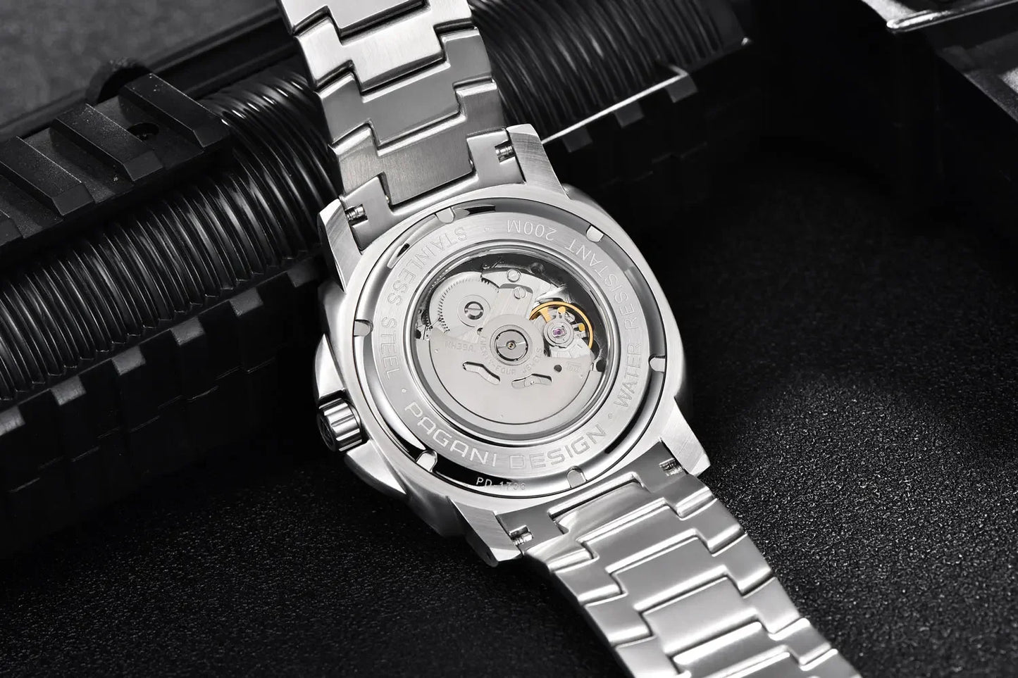 パガ－ニデザイン PD-1736 メンズ腕時計 日本製 SEIKO NH35自動巻きムーブメント ミリタリー PAGANI DESIGN PD-1736