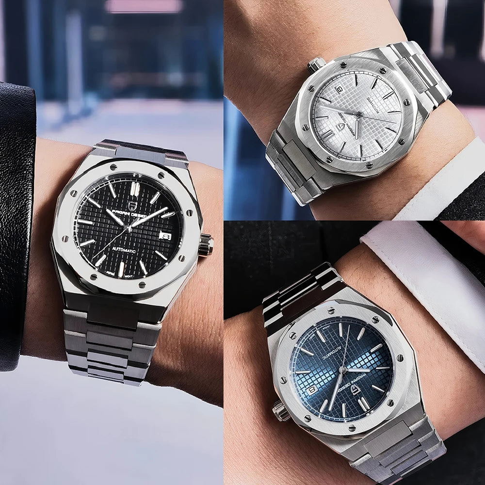パガ－ニデザイン PD-1673 メンズ腕時計 日本製 SEIKO NH35自動巻きムーブメント ロイヤルオーク PAGANI DESIGN PD-1673