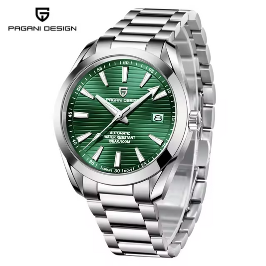 パガーニデザイン PD-1688 メンズ腕時計 日本製 SEIKO NH35自動巻きムーブメント アクアテラ PAGANI DESIGN PD-1688 グリーン