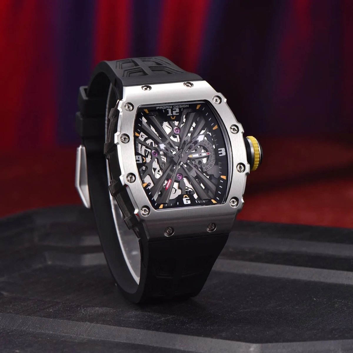 パガーニデザイン PD-1738 ブラック ブラックストラップのイメージカット